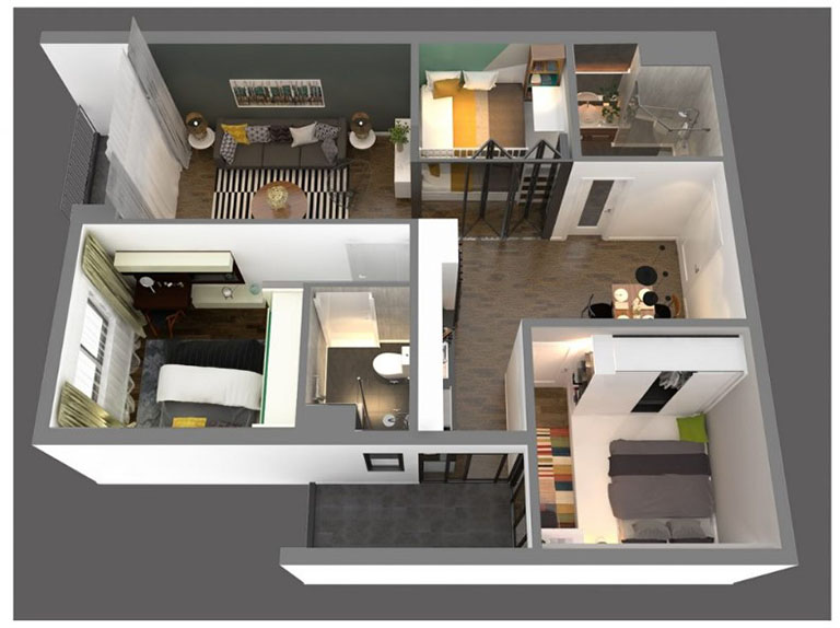 can ho 2 phong ngu gamuda hai phong bao nhieu 2