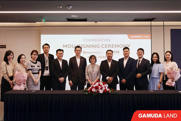 Gamuda Land hợp tác chiến lược với các ngân hàng MSB và Hong Leong 1 gamuda land hop tac chien luoc voi ngan hang msb va hong leong 1