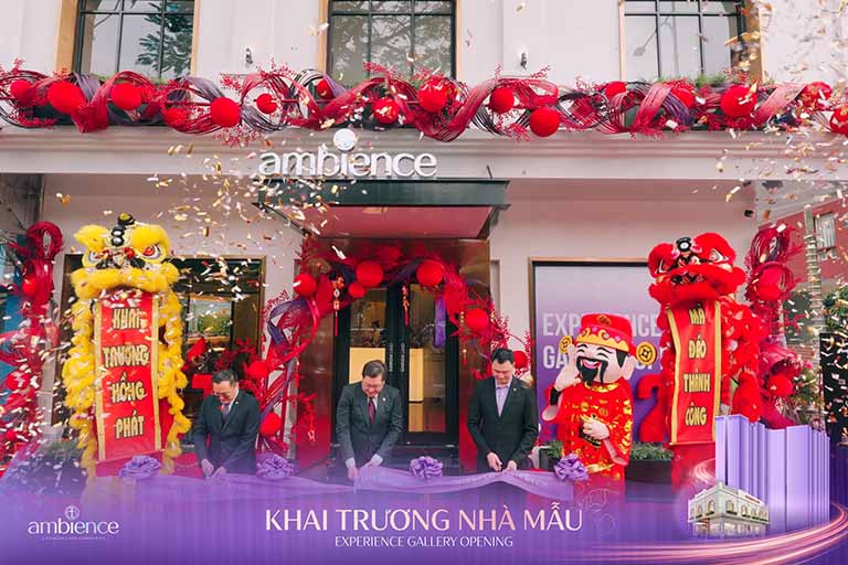 KHAI TRƯƠNG NHÀ MẪU AMBIENCE: “MẮT THẤY - TAY CHẠM” ĐA CHIỀU GIÁ TRỊ SỐNG 4 khai truong nha mau ambience 4